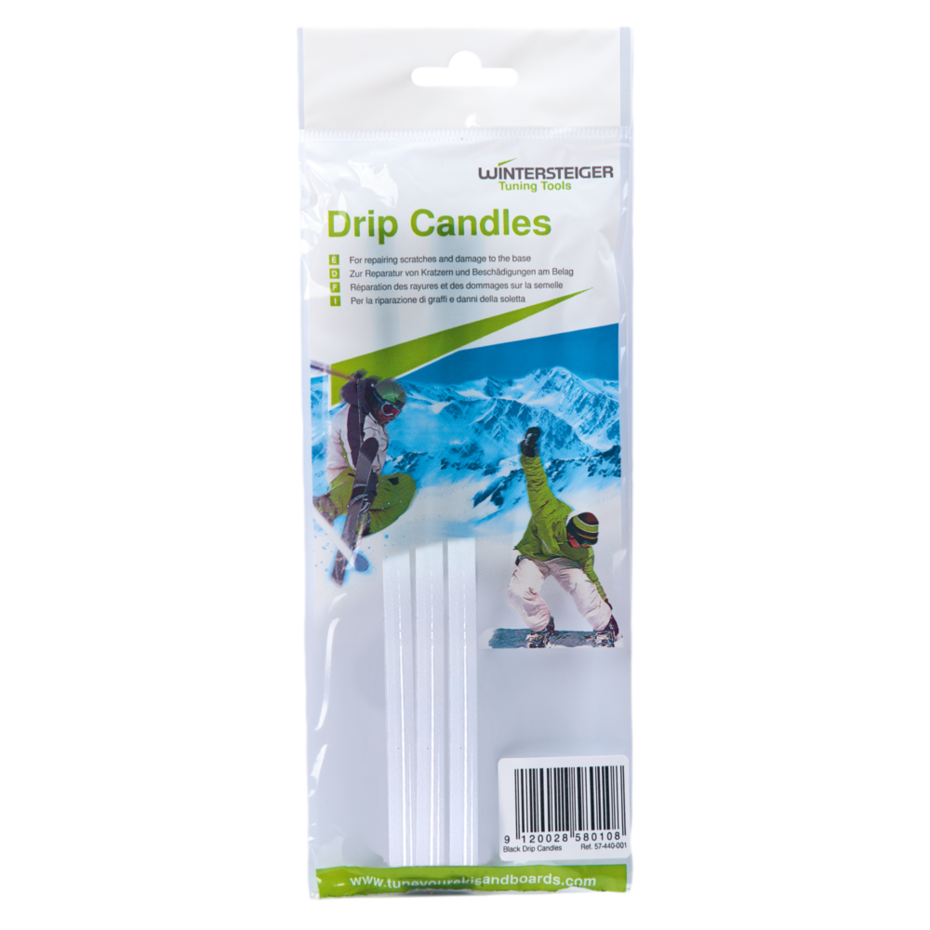 Wintersteiger Drip Candles Clear 3 Pack, ski equipment accessories, ski tuning tools, candle drip for ski waxing, Wintersteiger tuning candles, clear drip candles, ski maintenance supplies, Swiss Sports Haus, West Vancouver ski shop.