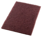 A Wintersteiger Wax Buffing Pad showing a rectangular natural cork block bonded to a dense white synthetic felt polishing layer on the bottom face.