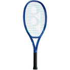 A Blue Yonex Ezone V8 high performance junior tennis racket designed for advanced and competitive level kids
