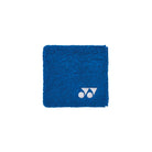 Yonex Short Wristband featuring soft absorbent fabric, moisture-wicking performance, stretch comfort, and an embroidered Yonex logo.