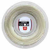Wilson Sensation Natural 125/17 & 130/16 Tennis String available at Swiss Sports Haus 604-922-9107.