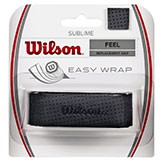 Wilson Sublime Black Tennis Replacement Grip available at Swiss Sports Haus 604-922-9107.