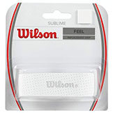 Wilson Sublime White Tennis Replacement Grip available at Swiss Sports Haus 604-922-9107.