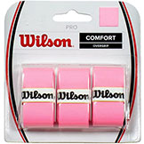 Wilson Pro Pink Tennis Overgrip available at Swiss Sports Haus 604-922-9107.