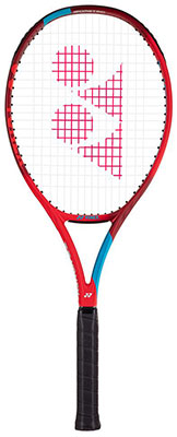 Yonex VCORE FEEL 6th-Generation Tennis Racket Strung available at Swiss Sports Haus 604-922-9107.