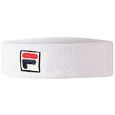 Fila Solid Headband White Tennis Headband available at Swiss Sports Haus 604-922-9107.