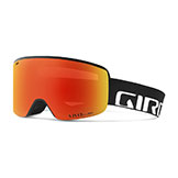 Giro Axis Asian Fit Goggles Black Wordmark with Vivid Ember Lens available at Swiss Sports Haus 604-922-9107.