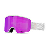 Giro Ella Asian Fit Goggles White Limitless with Vivid Pink Lens available at Swiss Sports Haus 604-922-9107.