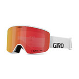 Giro Axis Asian Fit Goggles White Wordmark with Vivid Ember Lens available at Swiss Sports Haus 604-922-9107.