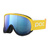 POC Retina Clarity Comp Goggles Aventurine Yellow/Uranium Black with Spektris Blue Lens available at Swiss Sports Haus 604-922-9107.