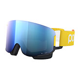 POC Nexal Clarity Comp Goggles Aventurine Yellow/Uranium Black with Spektris Blue Lens available at Swiss Sports Haus 604-922-9107.