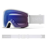 Smith Proxy Low Bridge Fit Goggles White Vapor with ChromaPop Photochromic Rose Flash Lens available at Swiss Sports Haus 604-922-9107.
