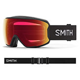 Smith Moment Goggles Black with ChromaPop Photochromic Red Mirror Lens available at Swiss Sports Haus 604-922-9107.