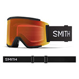 Smith Squad XL Goggles Black with ChromaPop Everyday Red Mirror Lens available at Swiss Sports Haus 604-922-9107.