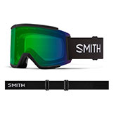 Smith Squad XL Goggles Black with ChromaPop Everyday Green Mirror Lens available at Swiss Sports Haus 604-922-9107.