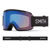 Smith Squad Goggles Black with ChromaPop Storm Rose Flash Lens available at Swiss Sports Haus 604-922-9107.