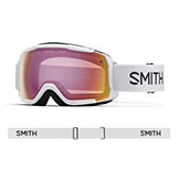 Smith Grom Goggles White with ChromaPop Everyday Red Mirror Lens available at Swiss Sports Haus 604-922-9107.