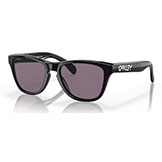 Oakley Frogskins XXS Polished Black Sunglasses Prizm Grey Lens available at Swiss Sports Haus 604-922-9107.