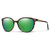 Smith Cheetah Tortoise Sunglasses ChromaPop Polarized Green Mirror Lens available at Swiss Sports Haus 604-922-9107.