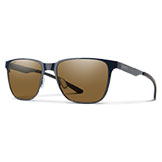Smith Lowdown Metal French Navy Sunglasses ChromaPop Polarized Brown Lens available at Swiss Sports Haus 604-922-9107.