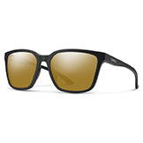Smith Shoutout Matte Black Sunglasses ChromaPop Polarized Bronze Mirror Lens available at Swiss Sports Haus 604-922-9107.