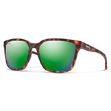 Smith Shoutout Matte Tortoise Sunglasses ChromaPop Polarized Green Mirror Lens available at Swiss Sports Haus 604-922-9107.