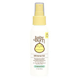 Sun Bum Baby Bum Mineral SPF 50 Sunscreen Spray available at Swiss Sports Haus 604-922-9107.