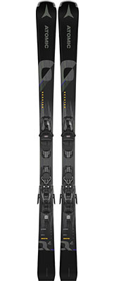 2023 Atomic Redster Q4 Skis & Bindings available at Swiss Sports Haus 604-922-9107.