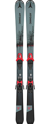 2024 Atomic Maverick Junior 130cm - 140cm Skis & Bindings available at Swiss Sports Haus 604-922-9107.