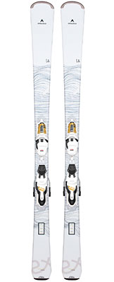 2023 Dynastar E Lite 2 Skis & Bindings available at Swiss Sports Haus 604-922-9107.