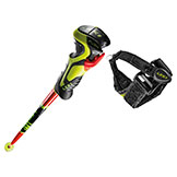 Leki World Cup Lite 3D Slalom Race Poles Red available at Swiss Sports Haus 604-922-9107.