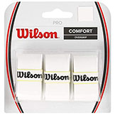 Wilson Pro White Tennis Overgrip available at Swiss Sports Haus 604-922-9107.