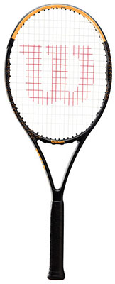 Wilson Burn Spin 103 Tennis Racket Strung available at Swiss Sports Haus 604-922-9107.