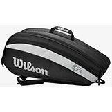 Wilson Roger Federer Team 6 Tennis Bag available at Swiss Sports Haus 604-922-9107.