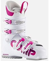 2024 Rossignol Comp J4 White Junior Ski Boots available at Swiss Sports Haus 604-922-9107.