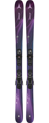 2024 Atomic Maven 83 Women's Skis & Bindings available at Swiss Sports Haus 604-922-9107.