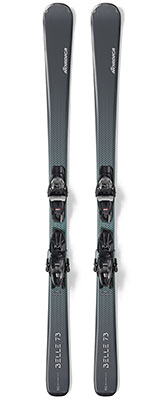 2024 Nordica Belle 73 Women's Skis & Bindings available at Swiss Sports Haus 604-922-9107.