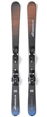 2024 Nordica Unleashed Junior J FDT Twin Tip Skis & Bindings available at Swiss Sports Haus 604-922-9107.