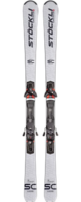 2024 Stockli Laser SC Skis & Bindings available at Swiss Sports Haus 604-922-9107.
