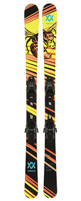 2024 Volkl Revolt Junior Wasp Skis & Bindings available at Swiss Sports Haus 604-922-9107.