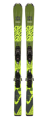 2024 Volkl Deacon Junior Skis & Bindings available at Swiss Sports Haus 604-922-9107.