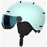 Salomon Orka Jr Visor Helmet Bleached Aqua available at Swiss Sports Haus 604-922-9107.