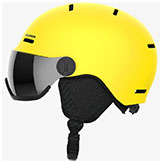 Salomon Orka Jr Visor Helmet Vibrant Yellow available at Swiss Sports Haus 604-922-9107.