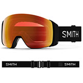 Smith 4D MAG Goggles Black with ChromaPop Everyday Red Mirror Lens available at Swiss Sports Haus 604-922-9107.