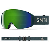 Smith 4D MAG S Low Bridge Fit Goggles Pacific Flow with ChromaPop Everyday Green Mirror Lens available at Swiss Sports Haus 604-922-9107.