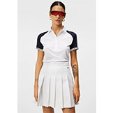 J.Lindeberg Women's Perinne Golf Polo available at Swiss Sports Haus 604-922-9107.