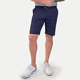 Kjus Men's Iver Golf Shorts Navy available at Swiss Sports Haus 604-922-9107.