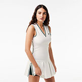 Lacoste Women's Sport Tennis Dress With Removable Pique Shorts available at Swiss Sports Haus 604-922-9107.