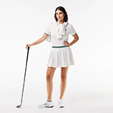 Lacoste Women's Pique Sport Golf Skort available at Swiss Sports Haus 604-922-9107.