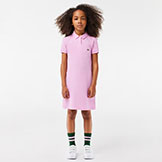 Lacoste Girls Cotton Polo Dress available at Swiss Sports Haus 604-922-9107.